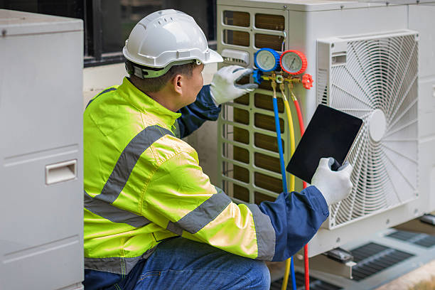 Professional Hvac Installation technician working in Merrimac, MA